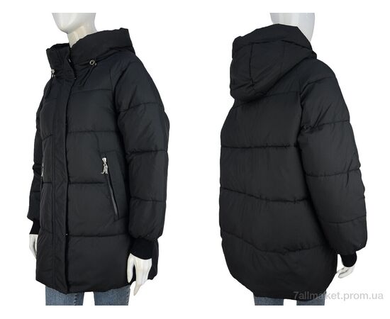 Фотография Куртка женская Зима 9159 black (5 шт. р.сетка S-2XL) "Hope" недорого оптом от прямого поставщика, изображение 3