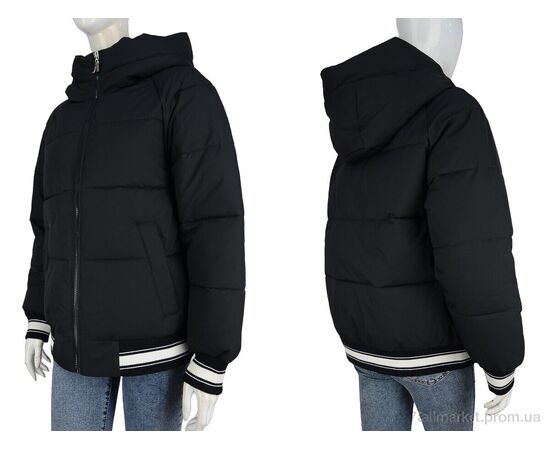 Куртка жіноча Зима 9123 black-5 (5 шт. р.сіткаS-2XL) "Hope" недорого оптом від прямого постачальника, зображення 3