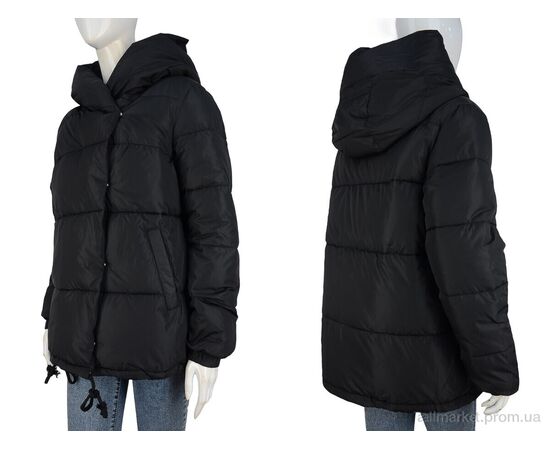 Куртка жіноча Зима H127 black (4 шт. р.сітка42-48) "Hope" недорого оптом від прямого постачальника, зображення 3