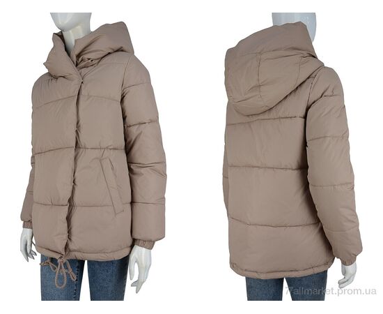 Куртка жіноча Зима H127 brown (4 шт. р.сітка42-48) "Hope" недорого оптом від прямого постачальника, зображення 3