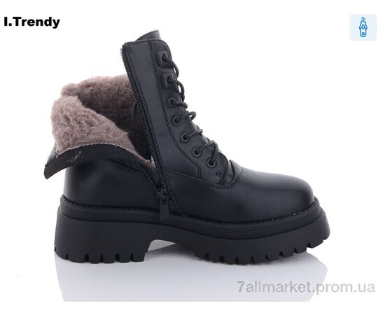 Черевики жіночі стильні Зима B7612 (6 пар р.36-41) "Trendy" недорого оптом від прямого постачальника, зображення 2