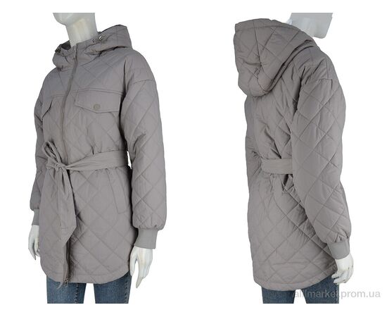Куртка женская Весна/осень 23-556 grey-5 (5 шт. р.сетка S-2XL) "Hope" недорого оптом от прямого поставщика, изображение 3 Фотография Куртка женская Весна/осень 23-556 grey-5 (5 шт. р.сетка S-2XL) "Hope" недорого оптом от прямого поставщика, изображение 3