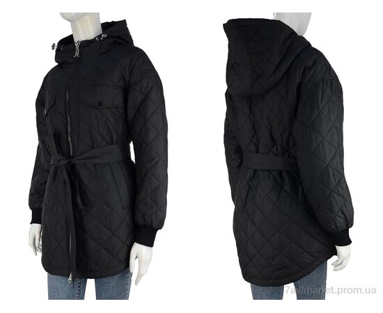 Куртка женская Весна/осень 23-556 black-5 (5 шт. р.сетка S-2XL) "Hope" недорого оптом от прямого поставщика, изображение 3 Фотография Куртка женская Весна/осень 23-556 black-5 (5 шт. р.сетка S-2XL) "Hope" недорого оптом от прямого поставщика, изображение 3