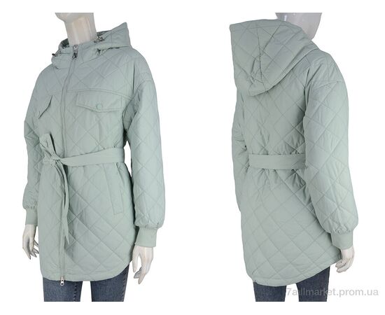 Куртка женская Весна/осень 23-556 blue (green)-5 (5 шт. р.сетка S-2XL) "Hope" недорого оптом от прямого поставщика, изображение 3 Фотография Куртка женская Весна/осень 23-556 blue (green)-5 (5 шт. р.сетка S-2XL) "Hope" недорого оптом от прямого поставщика, изображение 3