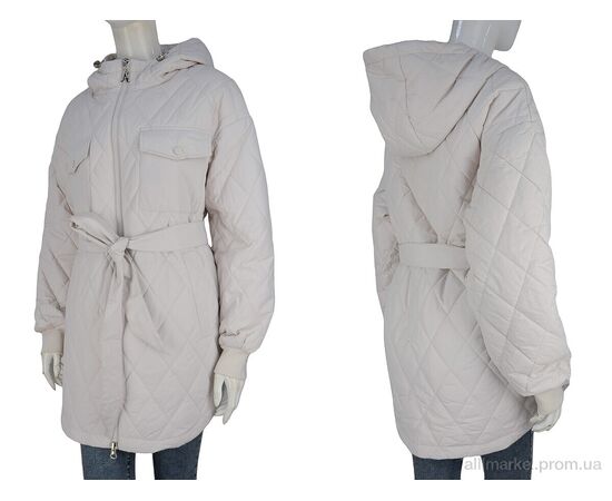 Куртка женская Весна/осень 23-560 beige-5 (5 шт. р.сетка 52-60) "Hope" недорого оптом от прямого поставщика, изображение 3 Фотография Куртка женская Весна/осень 23-560 beige-5 (5 шт. р.сетка 52-60) "Hope" недорого оптом от прямого поставщика, изображение 3