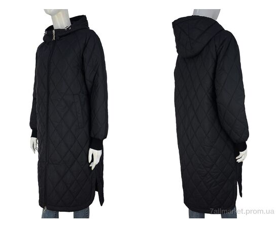 Фотография Пальто женское Весна/осень 21-05 black-4 (4 шт. р.сетка S-XL) "Hope" недорого оптом от прямого поставщика, изображение 3