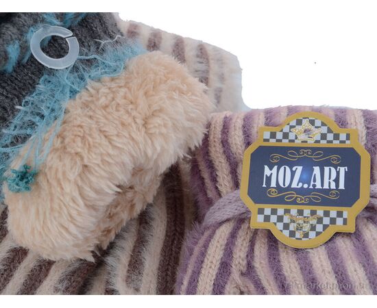 Фотография Варежки детские Зима 7855 хутро mix (12 шт. р.сетка 2-3) "TUZZI" недорого оптом от прямого поставщика, изображение 2