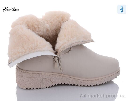 Черевики жіночі стильні Зима 9302-7 (8 пар р.37-42) "Chunsen" недорого оптом від прямого постачальника, зображення 2