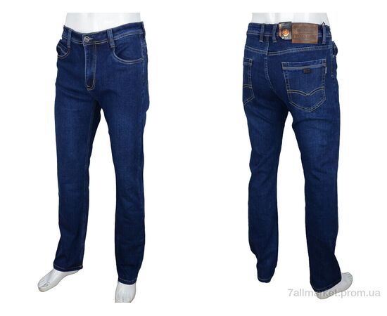 Джинси чоловічі Зима BL9237 blue (8 шт. р.сітка32-40) "Baron" недорого оптом від прямого постачальника, зображення 3