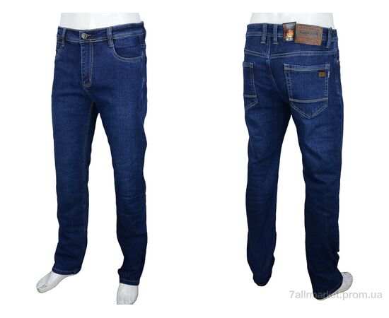 Джинси чоловічі Зима BL9238 blue (8 шт. р.сітка29-38) "Baron" недорого оптом від прямого постачальника, зображення 3