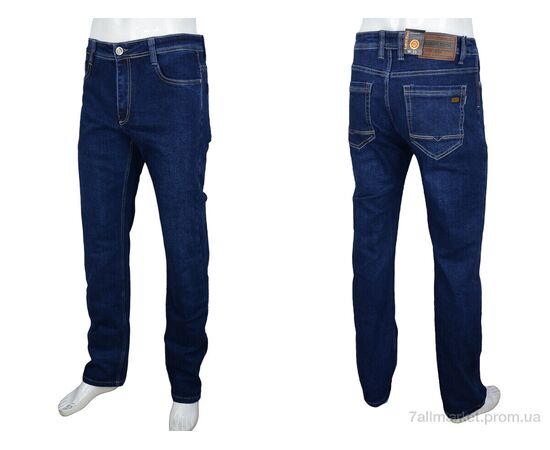 Джинси чоловічі Зима BL9239 blue (8 шт. р.сітка32-38) "Baron" недорого оптом від прямого постачальника, зображення 3