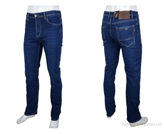 Джинси чоловічі Зима FBR9270 blue (8 шт. р.сітка29-38) "Baron" недорого оптом від прямого постачальника, зображення 3