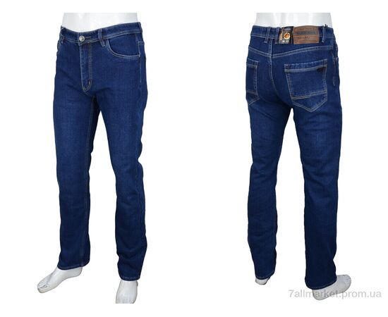 Джинси чоловічі Зима FBR9271 blue (8 шт. р.сітка32-42) "Baron" недорого оптом від прямого постачальника, зображення 3