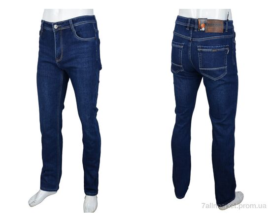Джинси чоловічі Зима FBR9272 blue (8 шт. р.сітка29-38) "Baron" недорого оптом від прямого постачальника, зображення 3