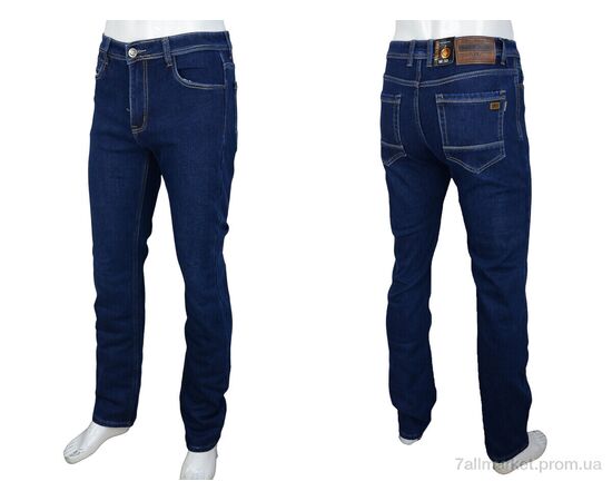 Джинси чоловічі Зима FBR9275 blue (8 шт. р.сітка32-40) "Baron" недорого оптом від прямого постачальника, зображення 3
