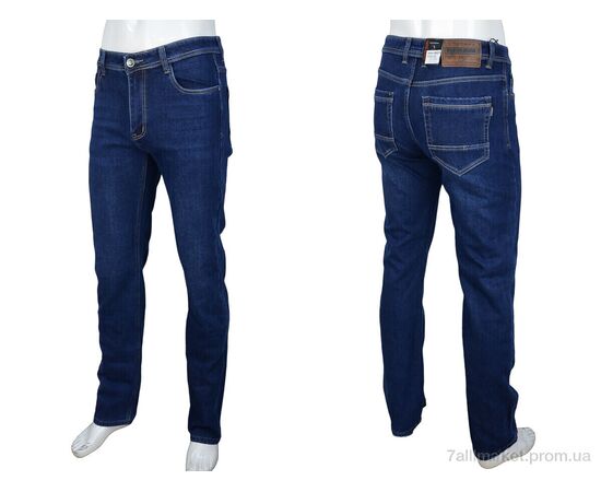 Джинси чоловічі Зима FBR9278 blue (8 шт. р.сітка32-38) "Baron" недорого оптом від прямого постачальника, зображення 3