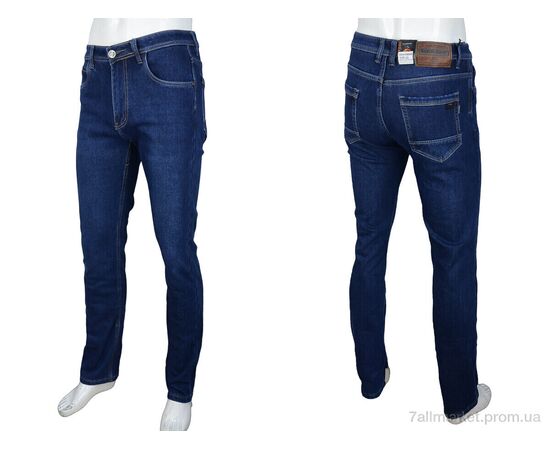 Джинси чоловічі Зима FBR9280 blue (8 шт. р.сітка29-38) "Baron" недорого оптом від прямого постачальника, зображення 3