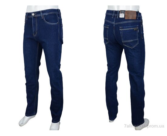 Джинси чоловічі Зима FBR9282 blue (8 шт. р.сітка32-40) "Baron" недорого оптом від прямого постачальника, зображення 3