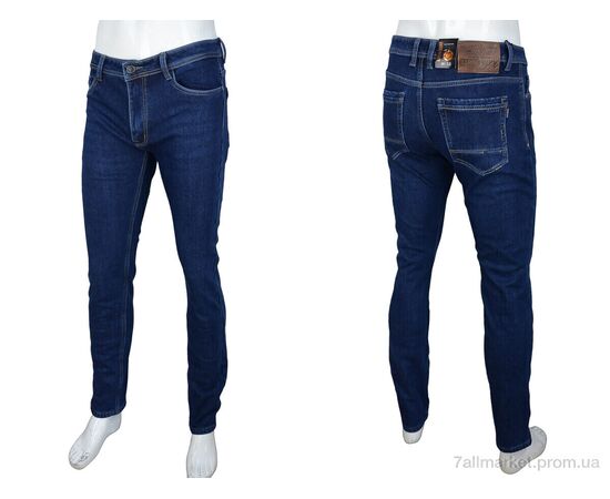 Джинси чоловічі Зима FBR9287 blue (8 шт. р.сітка29-36) "Baron" недорого оптом від прямого постачальника, зображення 3