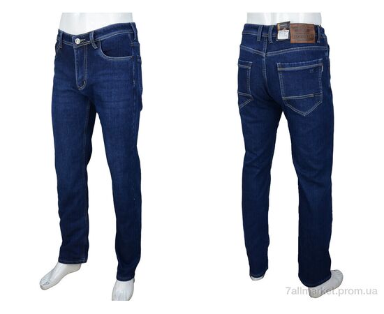 Джинси чоловічі Зима FBR9293 blue (8 шт. р.сітка30-38) "Baron" недорого оптом від прямого постачальника, зображення 3