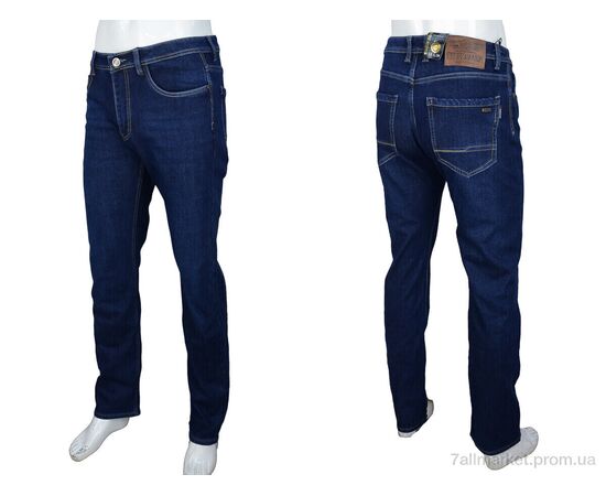 Джинси чоловічі Зима FBR9297 blue (8 шт. р.сітка29-38) "Baron" недорого оптом від прямого постачальника, зображення 3