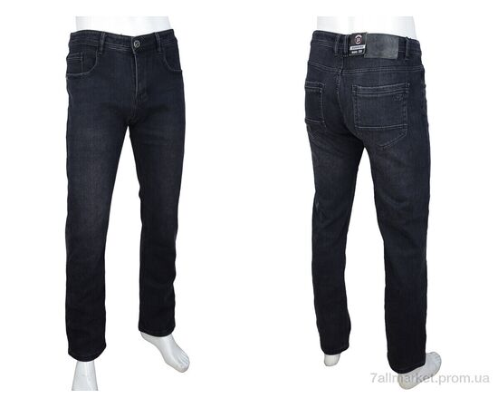 Джинси чоловічі Зима F604 grey (8 шт. р.сітка30-38) "Baron" недорого оптом від прямого постачальника, зображення 3