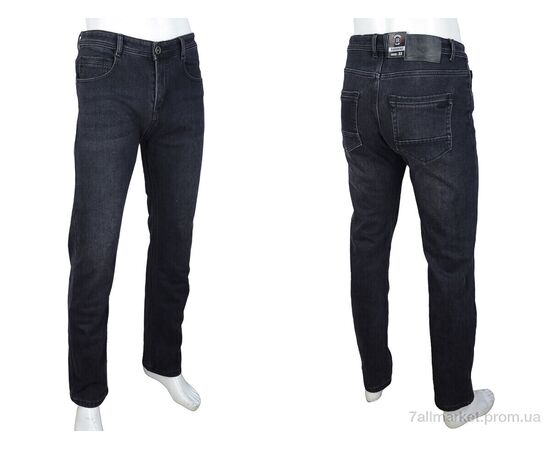 Джинси чоловічі Зима F603 grey (8 шт. р.сітка29-38) "Baron" недорого оптом від прямого постачальника, зображення 3