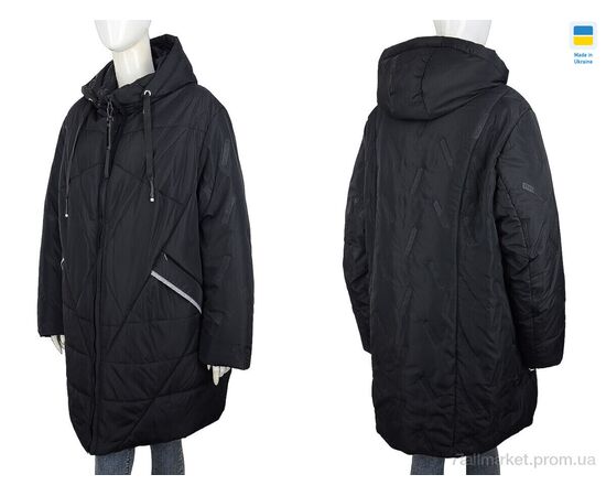 Куртка жіноча Зима Мілана чорний (6 шт. р.сітка54-64) "Tatiana-DIVO" недорого оптом від прямого постачальника, зображення 3 Куртка жіноча Зима Мілана чорний (6 шт. р.сітка54-64) "Tatiana-DIVO" недорого оптом від прямого постачальника, зображення 3