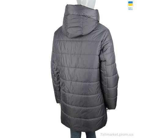 Куртка жіноча Зима K3 т.сірий (6 шт. р.сітка50-60) "Tatiana-DIVO" недорого оптом від прямого постачальника, зображення 2 Куртка жіноча Зима K3 т.сірий (6 шт. р.сітка50-60) "Tatiana-DIVO" недорого оптом від прямого постачальника, зображення 2