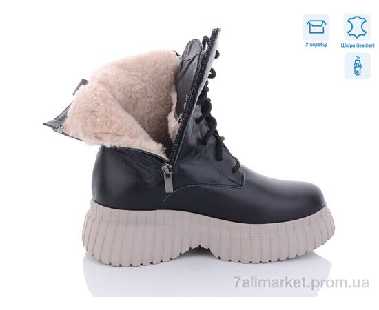 Фотография Ботинки женские стильные зима 07048-47 ч.к. (6 пар р.36-40) "A.N.I.One" недорого оптом от прямого поставщика, изображение 2