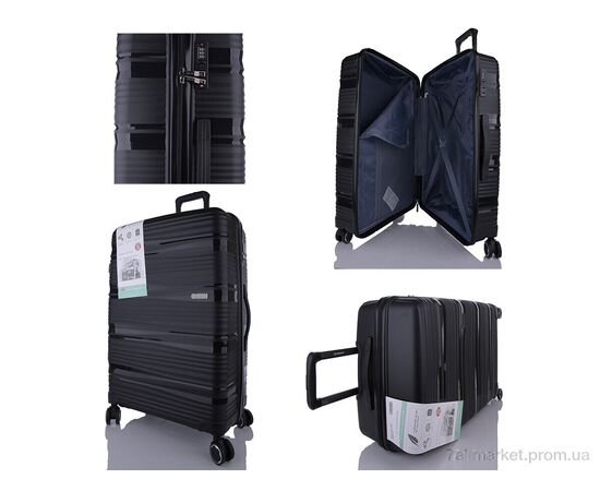 Валіза XL101-1 black 75.5*49.5*29 см, "HOROSO HOME" недорого оптом від прямого постачальника, зображення 2 Валіза XL101-1 black 75.5*49.5*29 см, "HOROSO HOME" недорого оптом від прямого постачальника, зображення 2