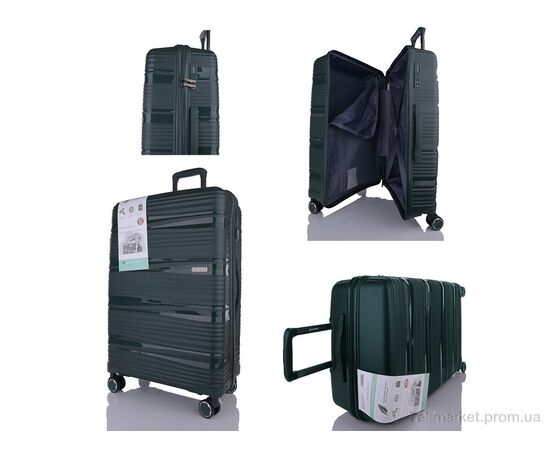 Фотография Чемодан XL101-3 dark green 75.5*49.5*29 см, "HOROSO HOME" недорого оптом от прямого поставщика, изображение 2