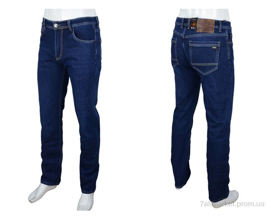 Джинси чоловічі Зима FBR9294 blue (8 шт. р.сітка31-38) "Baron" недорого оптом від прямого постачальника, зображення 3