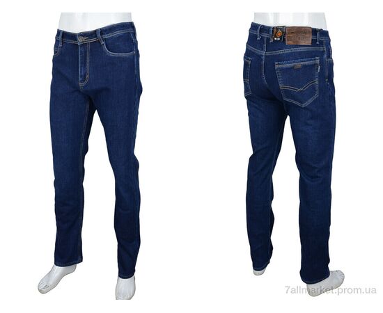 Джинси чоловічі Зима FBR9295 blue (8 шт. р.сітка32-42) "Baron" недорого оптом від прямого постачальника, зображення 3