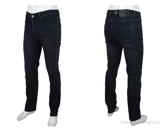 Джинси чоловічі Зима F609 grey (8 шт. р.сітка32-38) "Baron" недорого оптом від прямого постачальника, зображення 3