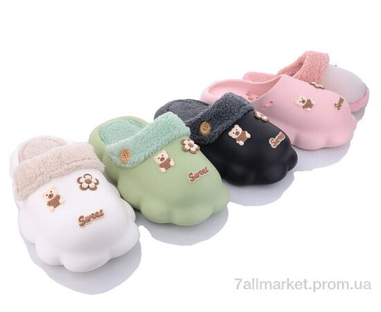 Тапки жіночі для будинку Весна/осінь W25 mix (6 пар р.36-39) "Deshman" недорого оптом від прямого постачальника, зображення 2