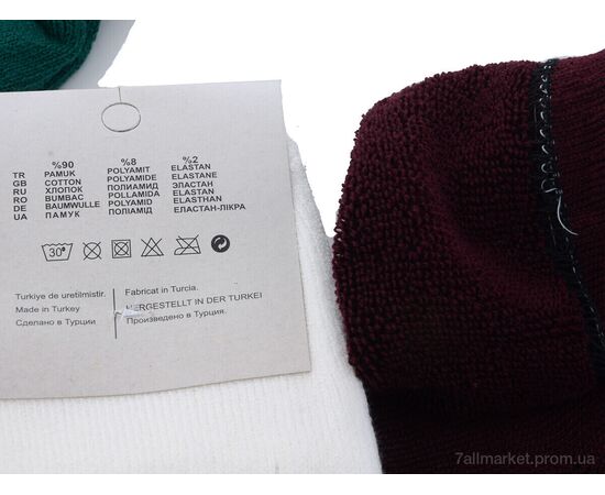 Фотография Носочки для детей Зима 7002 mix (12 шт. р.сетка 7-9) "Textile" недорого оптом от прямого поставщика, изображение 2