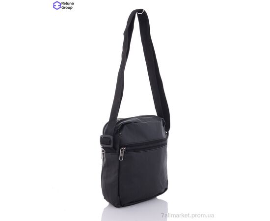 Сумка чоловіча DN002-1 black 22*17*6 см, "Reluna Group" недорого оптом від прямого постачальника, зображення 3