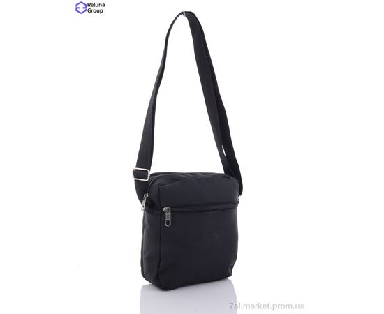 Сумка чоловіча DN002-5 black 22*17*6 см, "Reluna Group" недорого оптом від прямого постачальника, зображення 3