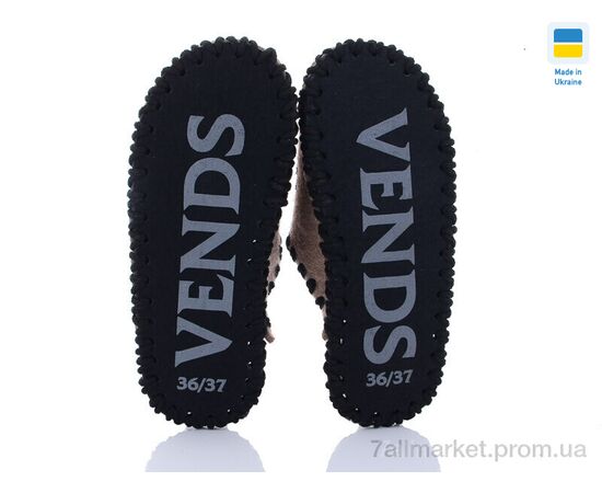 Фотография Тапки женские для дома Весна/осень 264W бежевий (9 пар р.36-41) "Active" недорого оптом от прямого поставщика, изображение 3