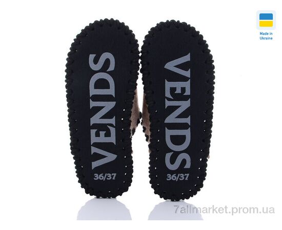 Фотография Тапки женские для дома Весна/осень 218W бежевий (9 пар р.36-41) "Active" недорого оптом от прямого поставщика, изображение 3