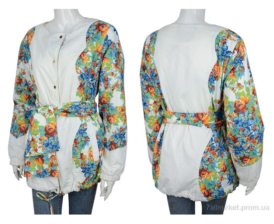 Куртка женская Весна/осень YQL51-F106-1 white (07627) (7 шт. р.сетка 44-56) "Obuvok" недорого оптом от прямого поставщика, изображение 3 Фотография Куртка женская Весна/осень YQL51-F106-1 white (07627) (7 шт. р.сетка 44-56) "Obuvok" недорого оптом от прямого поставщика, изображение 3