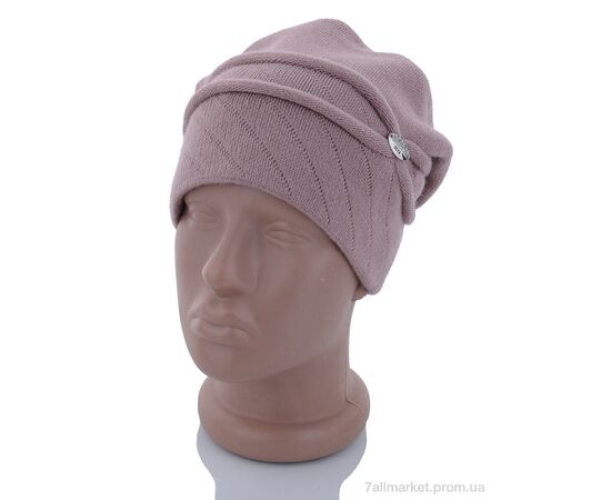 Жіноча шапка Зима 21-11 mix old (6 шт. р.сітка56-59) "TUZZI" недорого оптом від прямого постачальника, зображення 2