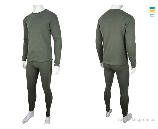 Термобілизна чоловіча Зима 3378 green (3XL) (1 шт. р.сіткаOne size) "Textile" недорого оптом від прямого постачальника, зображення 3 Термобілизна чоловіча Зима 3378 green (3XL) (1 шт. р.сіткаOne size) "Textile" недорого оптом від прямого постачальника, зображення 3