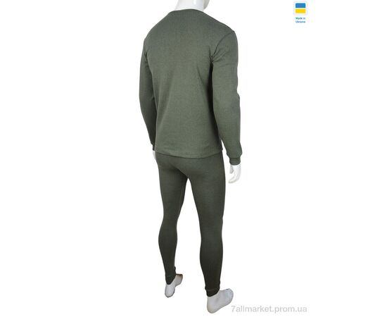 Термобілизна чоловіча Зима 3380 green (5XL) (1 шт. р.сіткаOne size) "Textile" недорого оптом від прямого постачальника, зображення 2 Термобілизна чоловіча Зима 3380 green (5XL) (1 шт. р.сіткаOne size) "Textile" недорого оптом від прямого постачальника, зображення 2