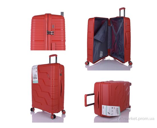 Валіза XL106-4 red 76*51.5*32 см, "HOROSO HOME" недорого оптом від прямого постачальника, зображення 2 Валіза XL106-4 red 76*51.5*32 см, "HOROSO HOME" недорого оптом від прямого постачальника, зображення 2