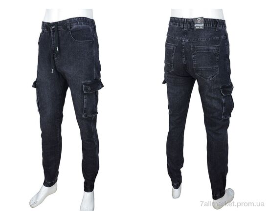 Джинси чоловічі  8831 (8 шт. р.сітка32-38) "Baron" недорого оптом від прямого постачальника, зображення 3