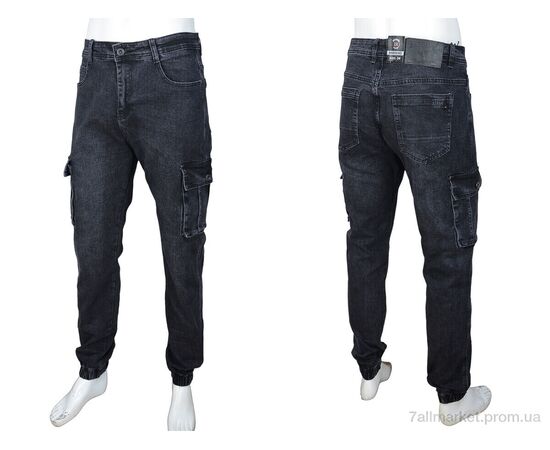 Джинси чоловічі  8822 (8 шт. р.сітка30-38) "Baron" недорого оптом від прямого постачальника, зображення 3