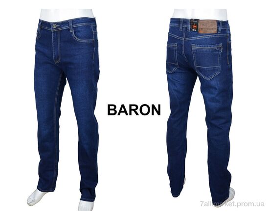 Джинси чоловічі  BR9246 (8 шт. р.сітка32-38) "Baron" недорого оптом від прямого постачальника, зображення 3
