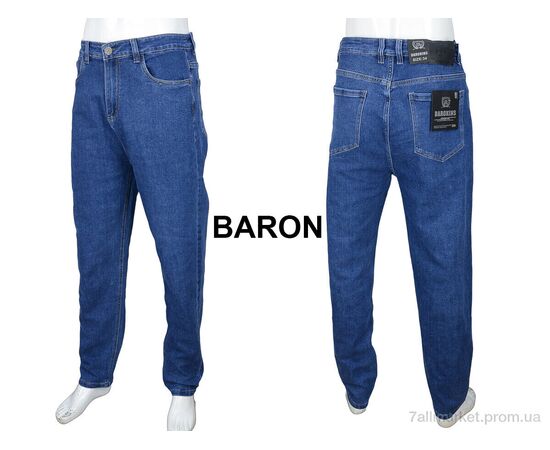 Джинси чоловічі  1502 (8 шт. р.сітка28-36) "Baron" недорого оптом від прямого постачальника, зображення 3